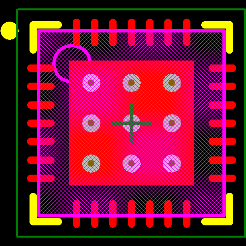 Z8F0430QJ020EG Footprint - Zilog
