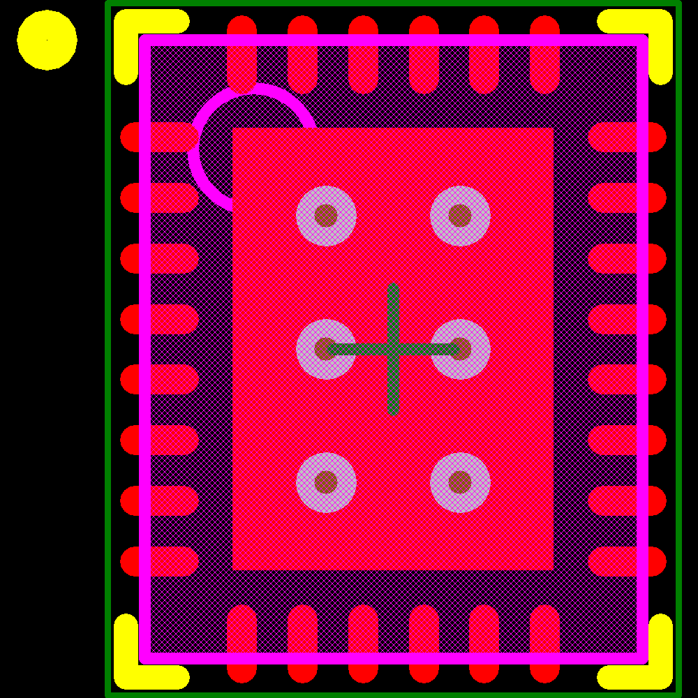LT3743IUFD#PBF Footprint - Analog Devices
