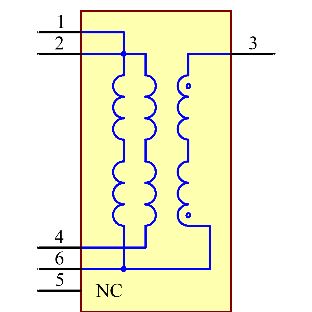 TCM2-43X+ Symbol - Mini-Circuits