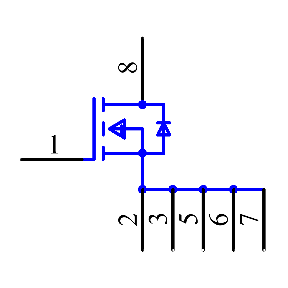 FDB1D7N10CL7 Symbol - onsemi