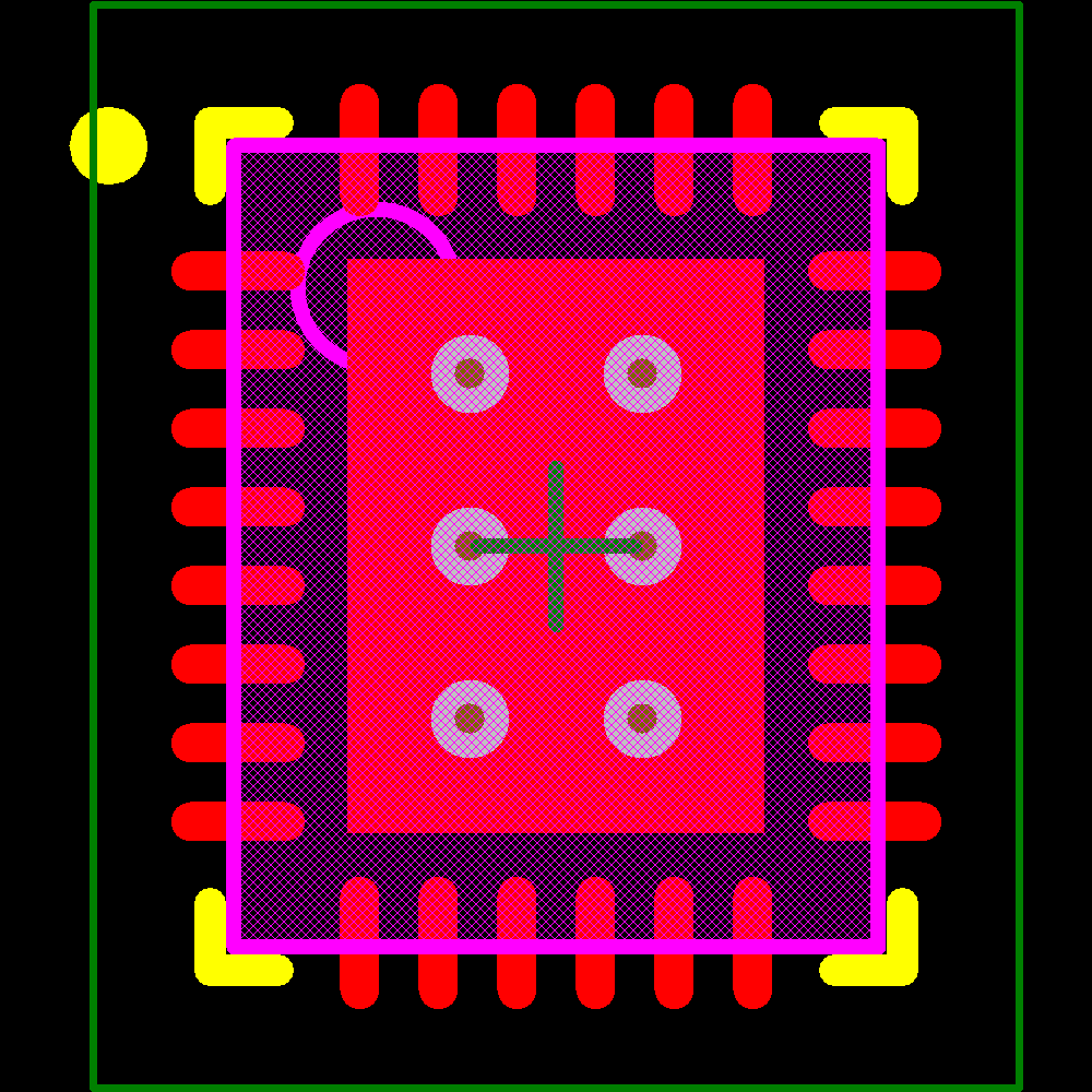 LTC3633AEUFD-2#PBF Footprint - Analog Devices