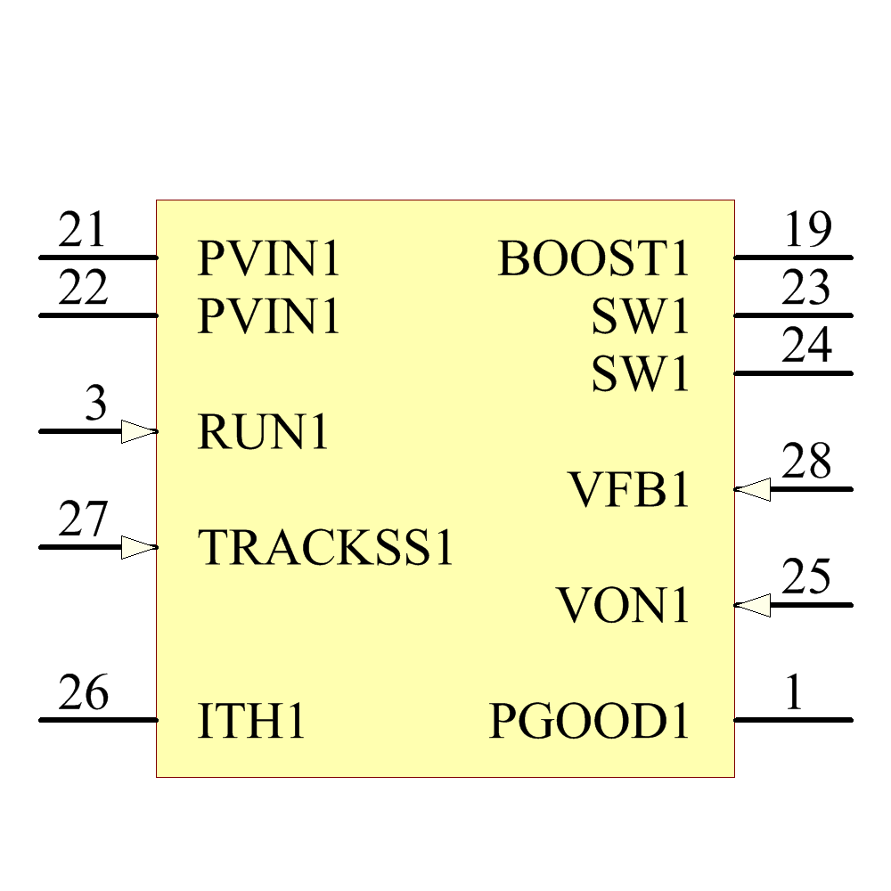 LTC3633AEUFD-2#PBF Symbol - Analog Devices