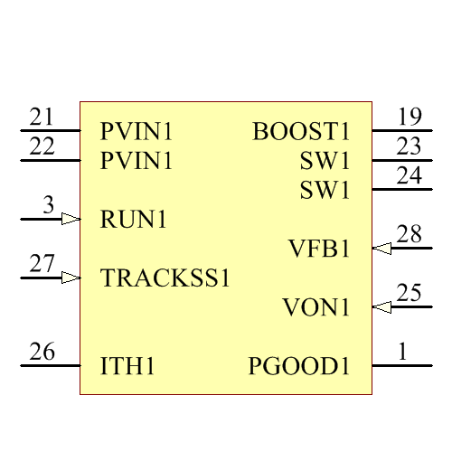 LTC3633AEUFD-2#PBF Symbol - Analog Devices