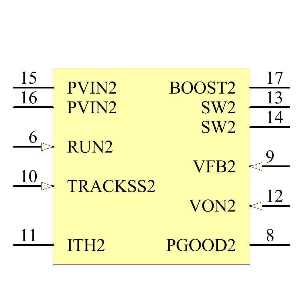 LTC3633AEUFD-2#PBF Symbol - Analog Devices