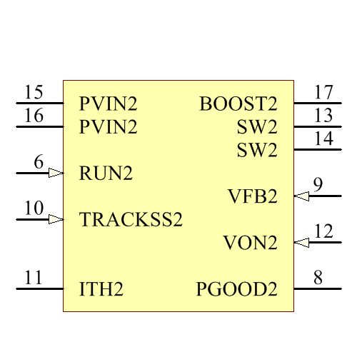 LTC3633AEUFD-2#PBF Symbol - Analog Devices