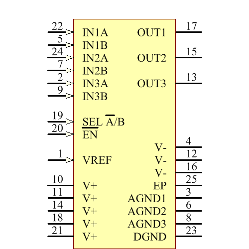 LT6556IUF#TR Symbol - Analog Devices / Linear Technology