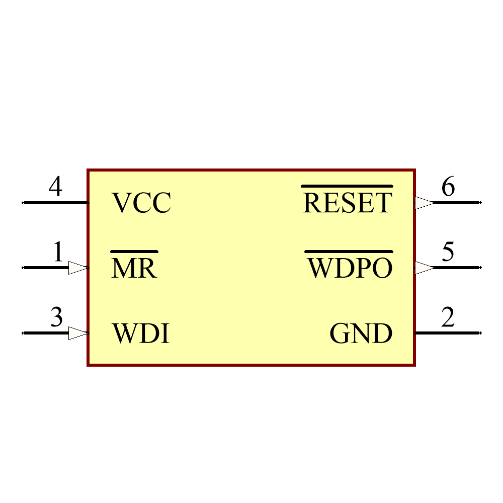MAX6323GUT46+T Symbol - Analog Devices