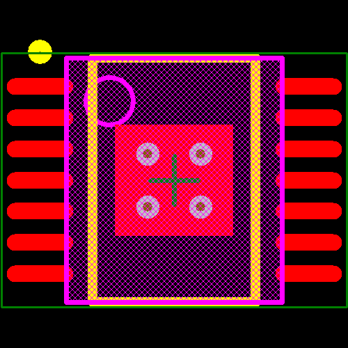TPS61500PWPR Footprint - Texas Instruments