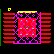 LM3421MH/NOPB Footprint - Texas Instruments