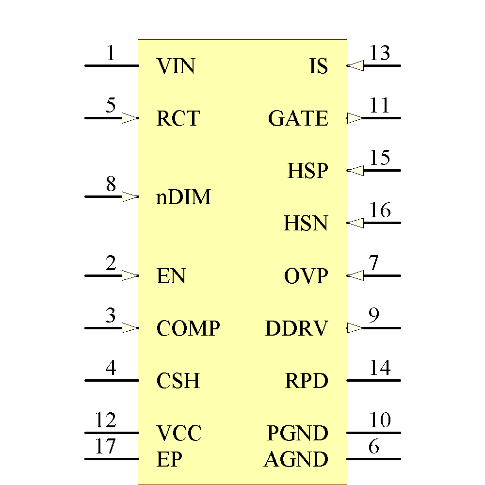 LM3421MH/NOPB Symbol - Texas Instruments