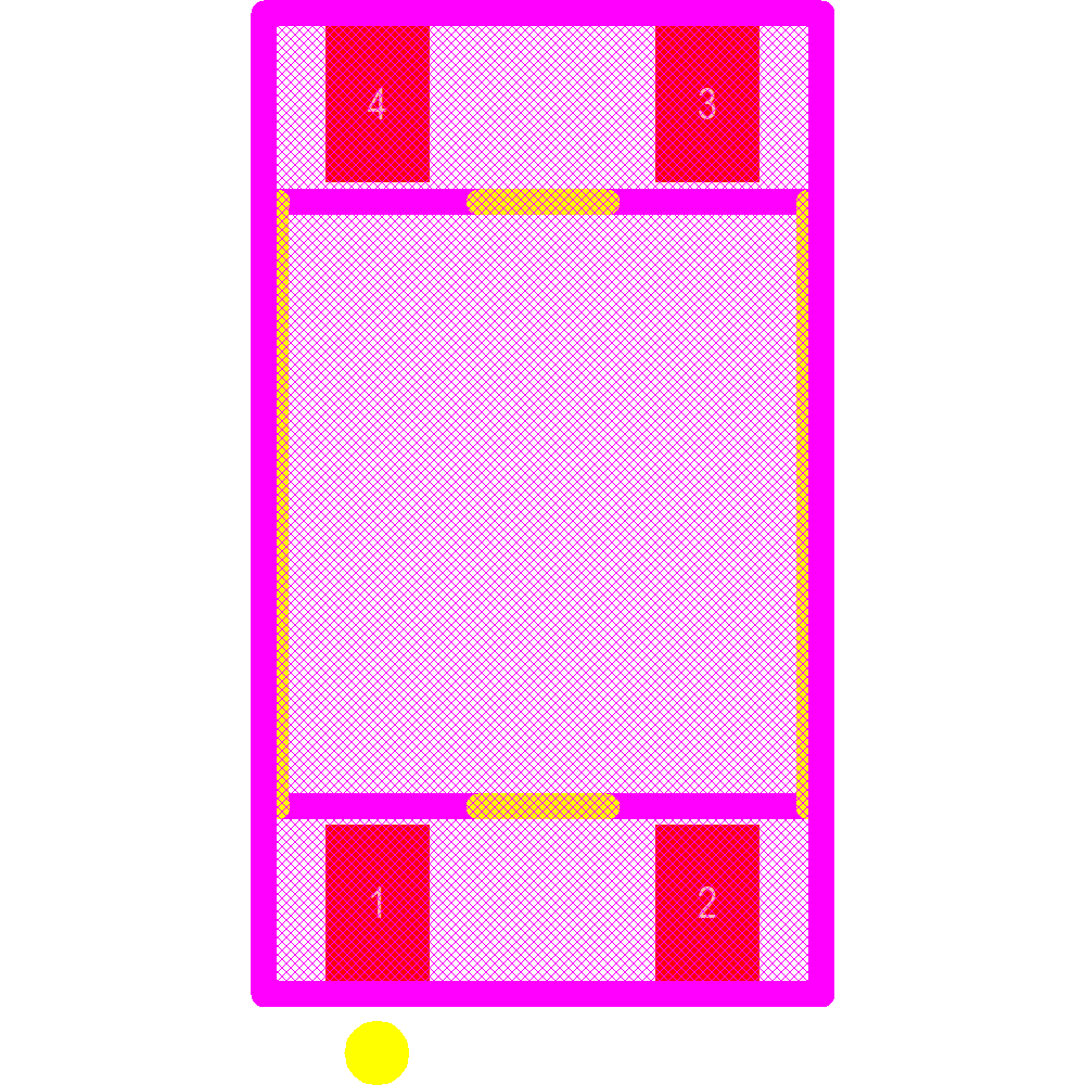 G3VM-41GR8 Footprint - Omron