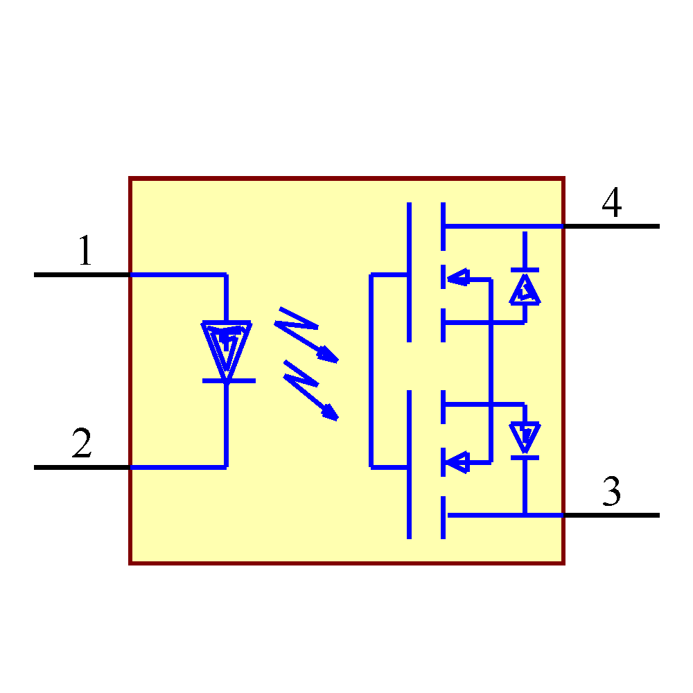 G3VM-41GR8 Symbol - Omron
