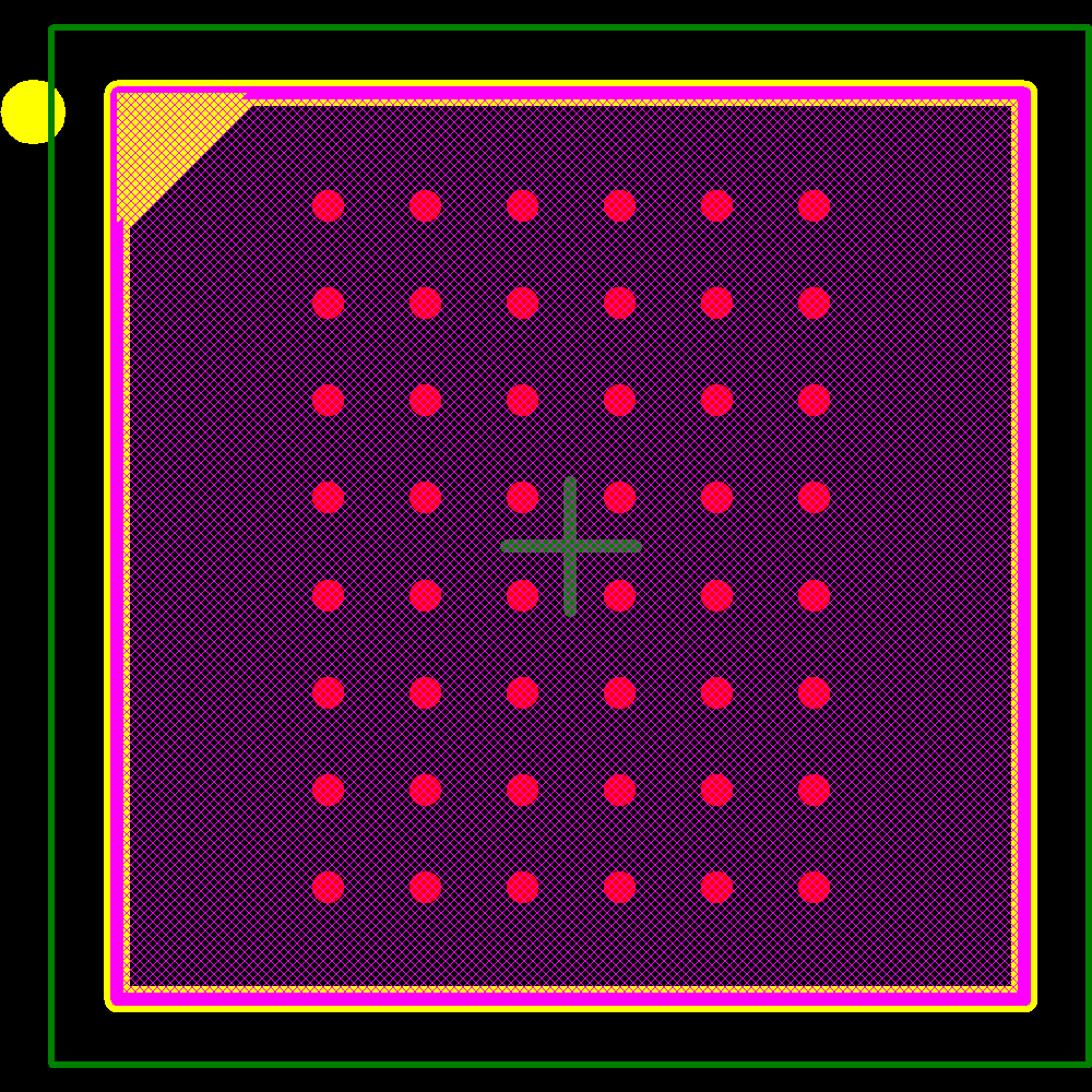 CY7C67200-48BAXI Footprint - Cypress