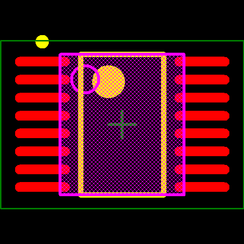 LM3450MTX/NOPB Footprint - Texas Instruments