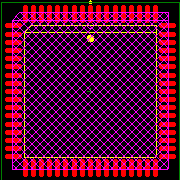 PIC16LC923-04I/L Footprint - Microchip
