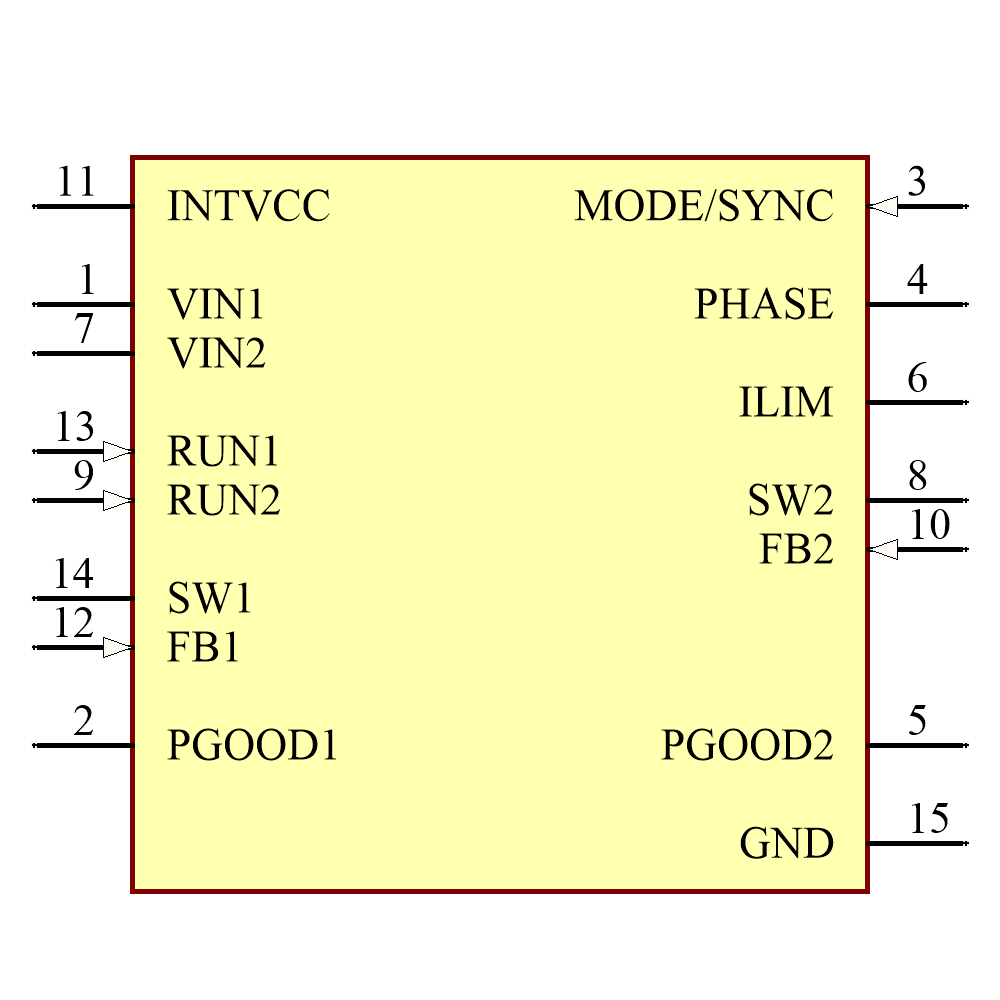 LTC3622EDE-2#PBF Symbol - Analog Devices