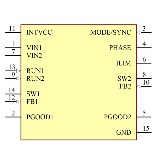 LTC3622EDE-2#PBF Symbol - Analog Devices