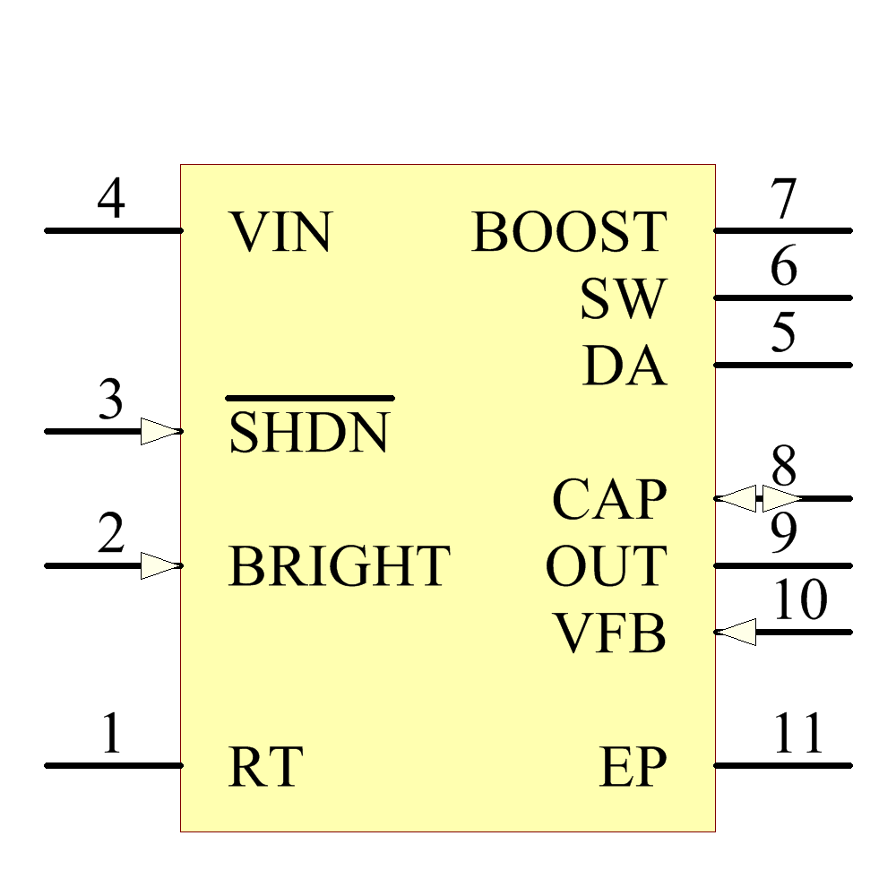 LT3592EDDB#PBF Symbol - Analog Devices / Linear Technology