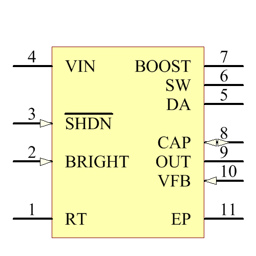 LT3592EDDB#PBF Symbol - Analog Devices / Linear Technology