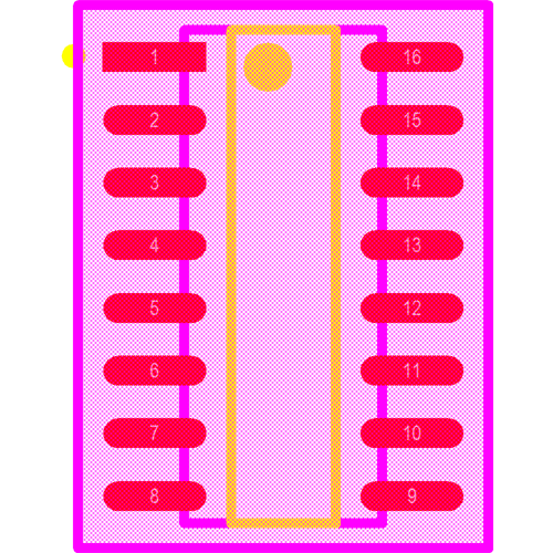 ICL5102XUMA2 Footprint - Infineon