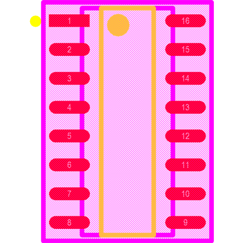 ICL5102XUMA2 Footprint - Infineon