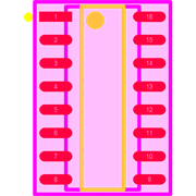 ICL5102XUMA2 Footprint - Infineon