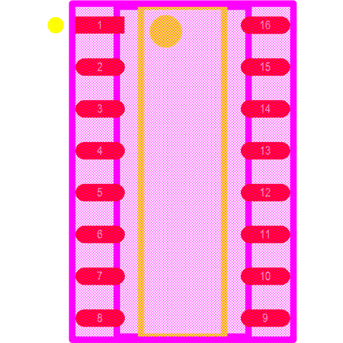 ICL5102XUMA2 Footprint - Infineon