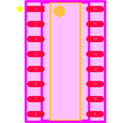 ICL5102XUMA2 Footprint - Infineon