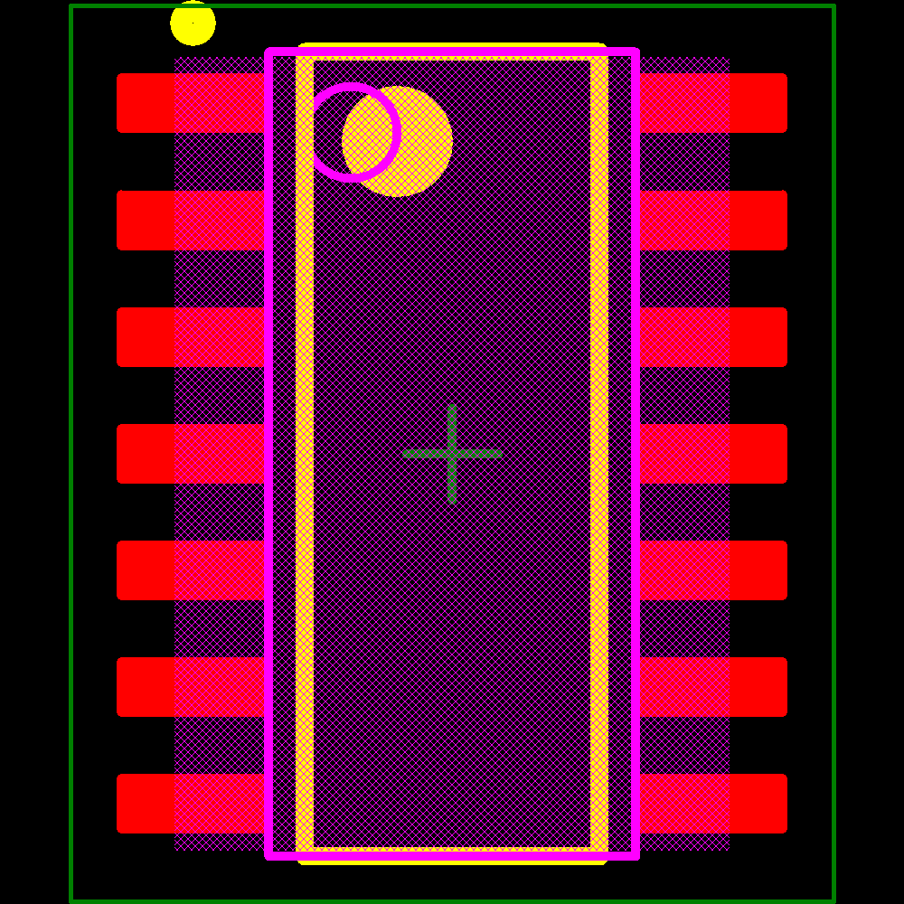 SN74ACT86D Footprint - Texas Instruments