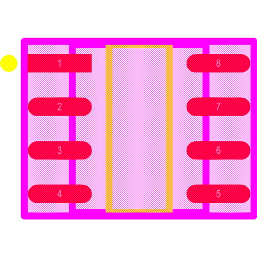 TLC5973D Footprint - Texas Instruments