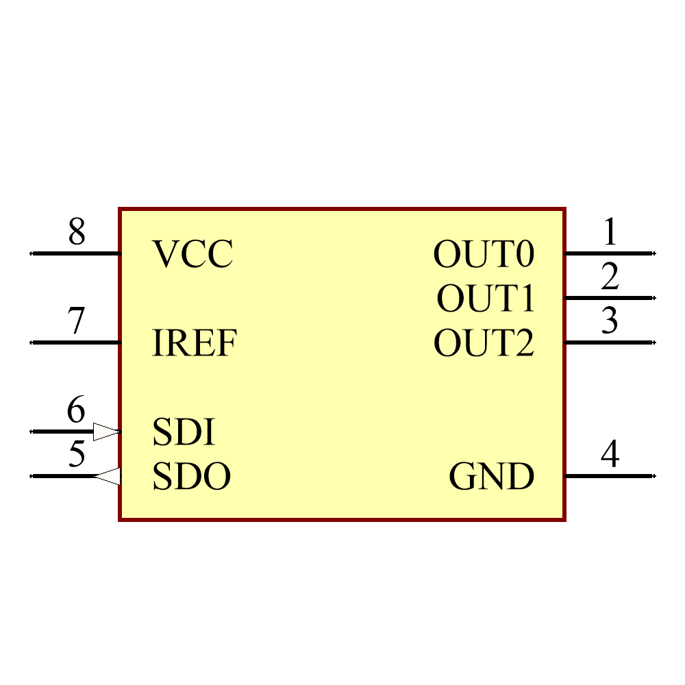 TLC5973D Symbol - Texas Instruments