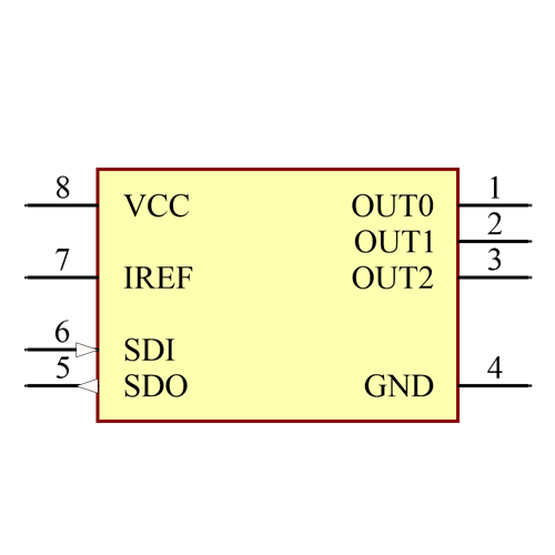 TLC5973D Symbol - Texas Instruments