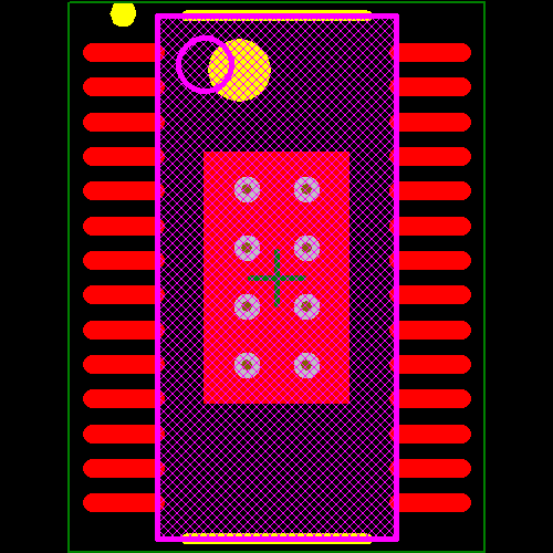 LT3796HFE-1#PBF Footprint - Analog Devices