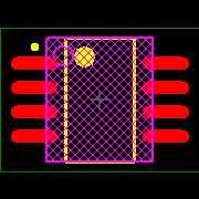 TL5001IPSRG4 Footprint - Texas Instruments
