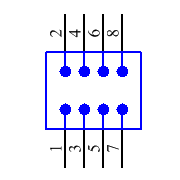 TSM-104-01-T-DV Symbol - Samtec