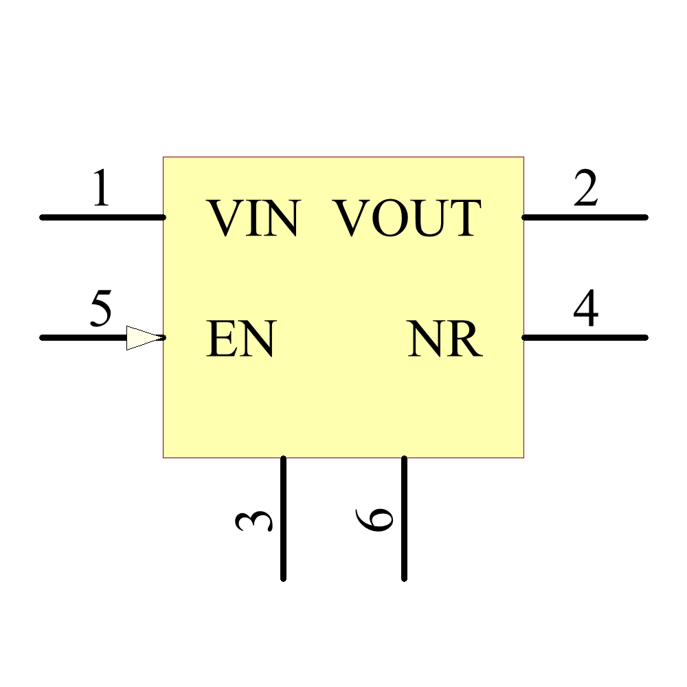 REG102GA-2.5 Symbol - Texas Instruments