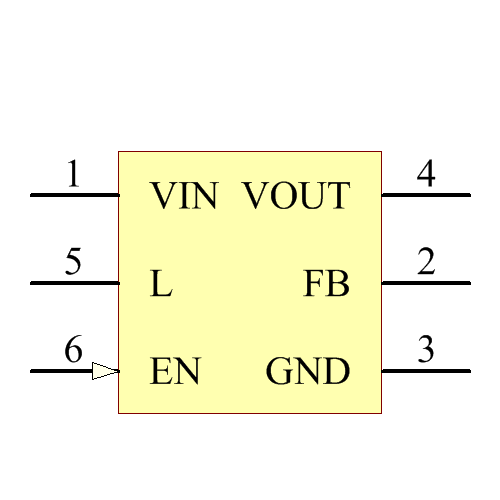 TPS61221DCKR Symbol - Texas Instruments