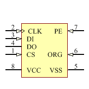 93LC86-I/SN Symbol - Microchip