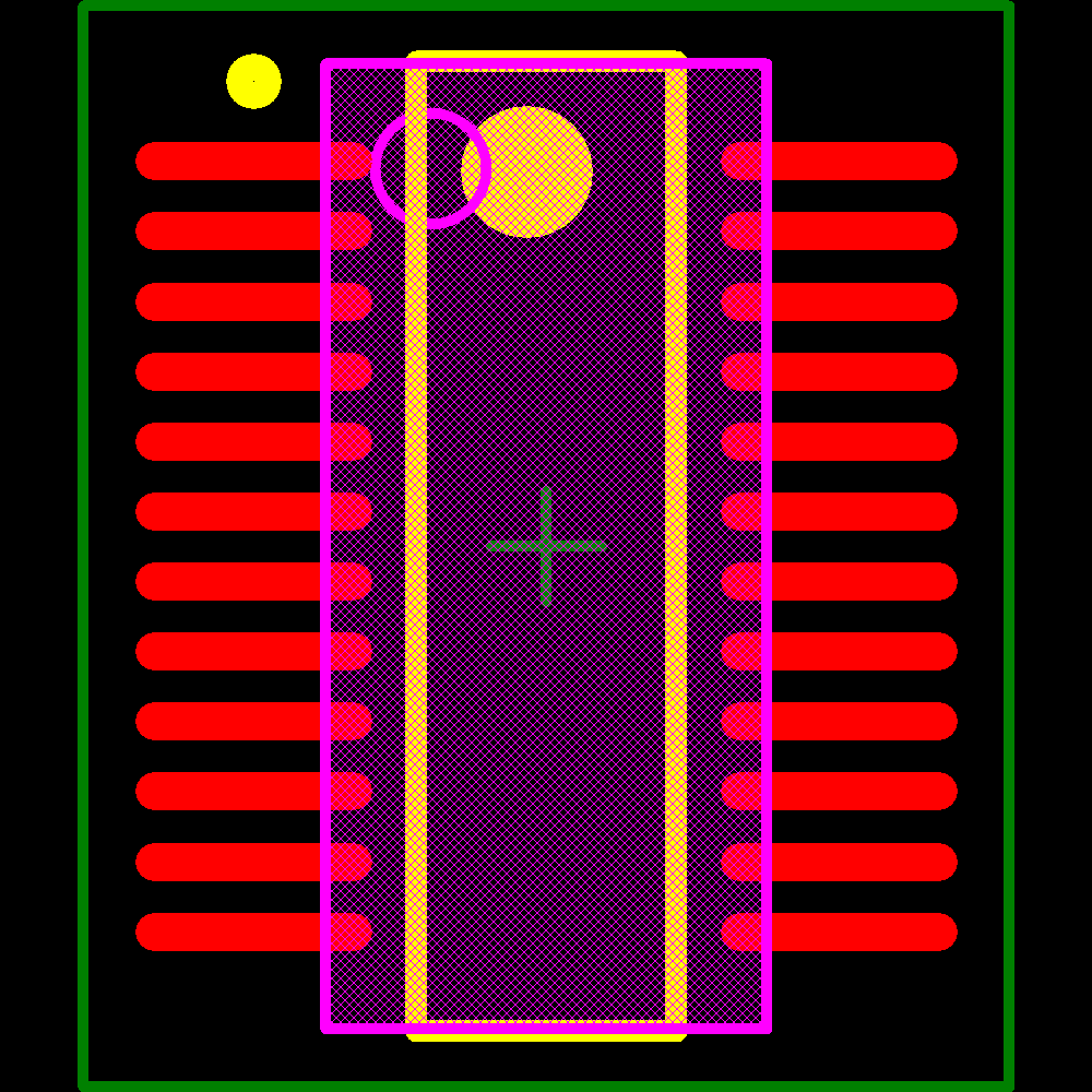 TLC5926IDBQR Footprint - Texas Instruments