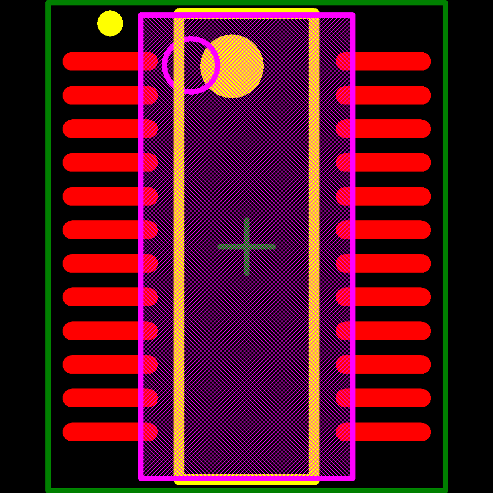 TLC5926IDBQR Footprint - Texas Instruments