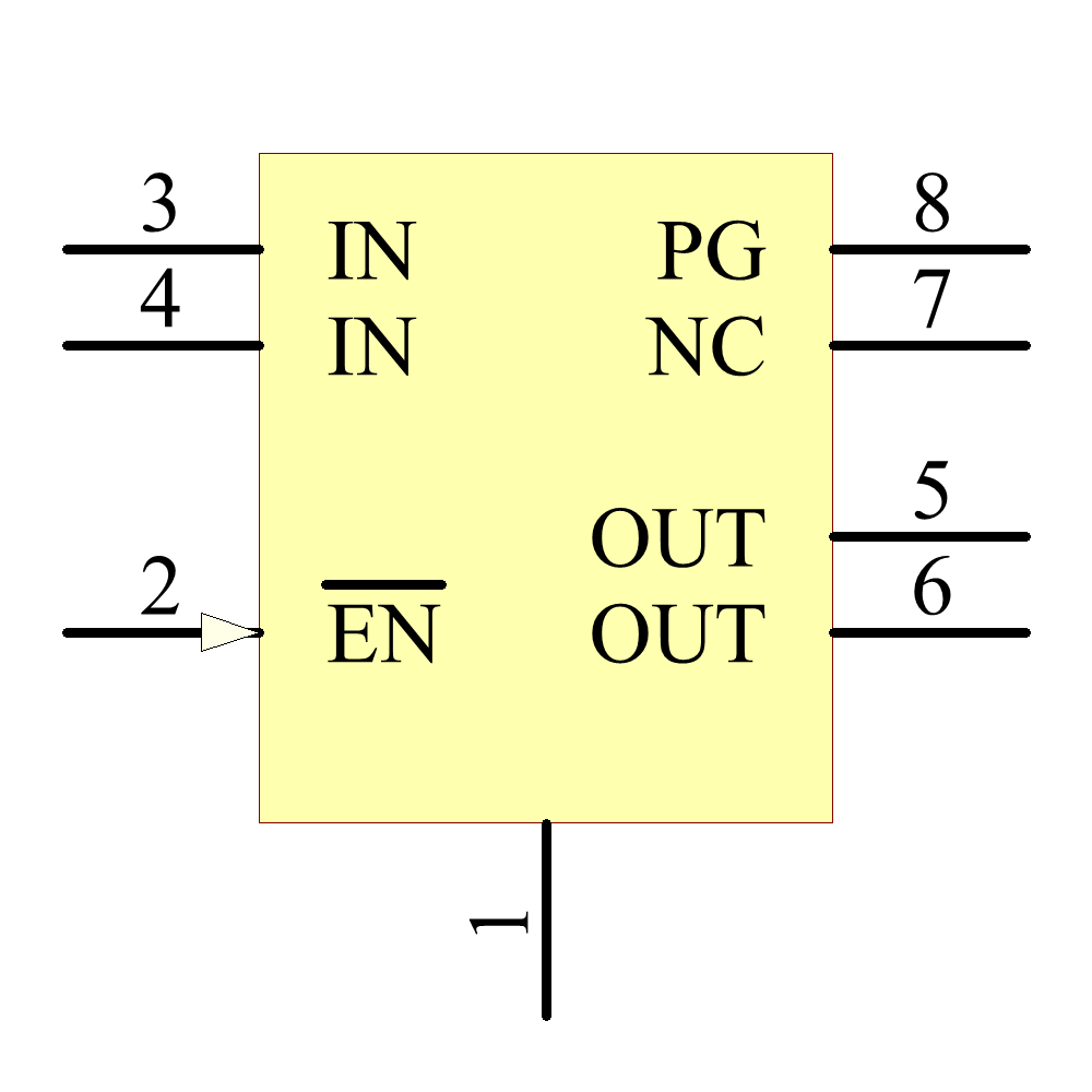 TPS76850QDRG4 Symbol - Texas Instruments