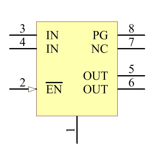 TPS76850QDRG4 Symbol - Texas Instruments