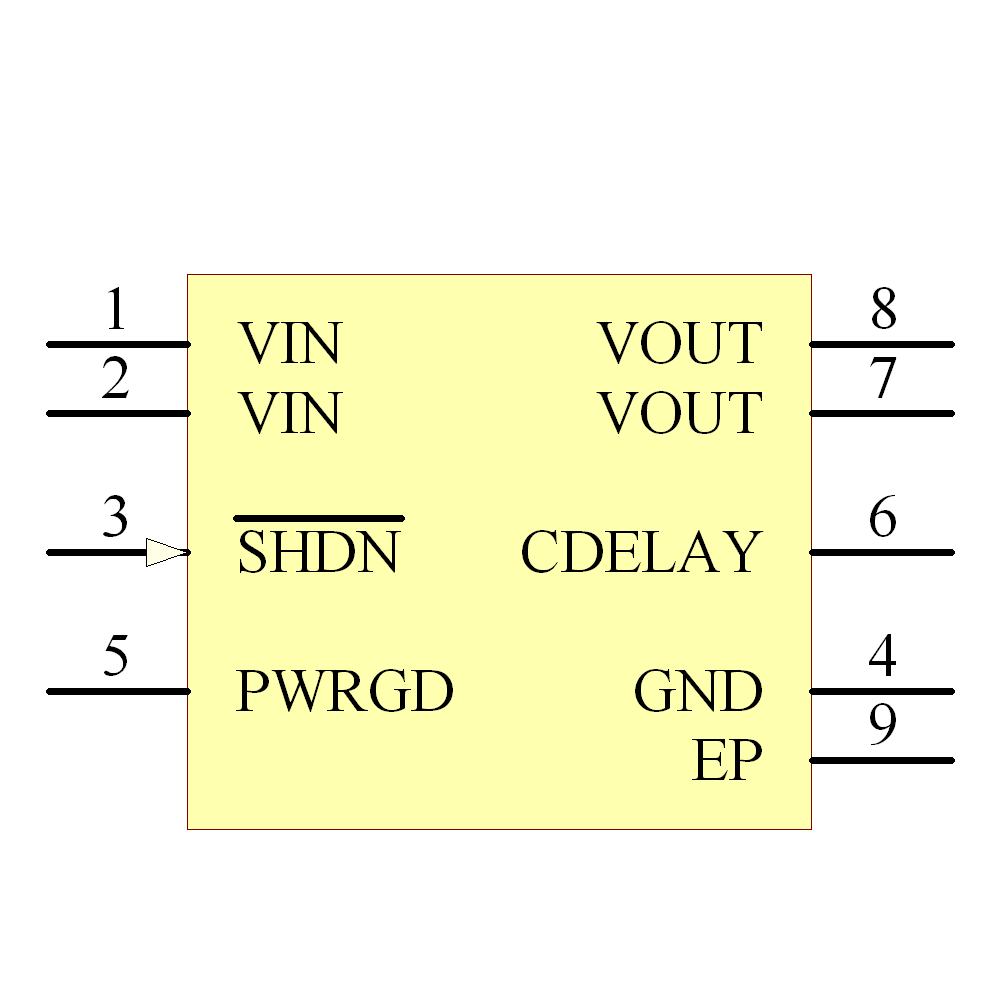 MCP1726-3302E/MF Symbol - Microchip