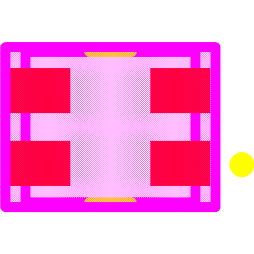 AAA3528LSEKJ3ZGKQBKS Footprint - Kingbright