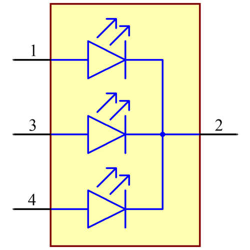 AAA3528LSEKJ3ZGKQBKS Symbol - Kingbright