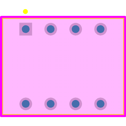76SB04ST Footprint - Grayhill