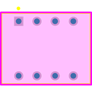 76SB04ST Footprint - Grayhill