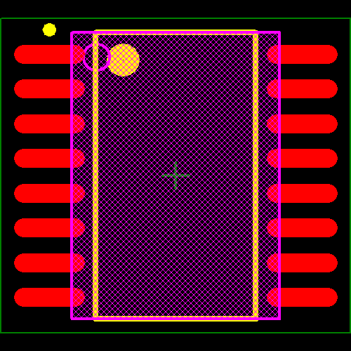 ADUM3441CRWZ Footprint - Analog Devices