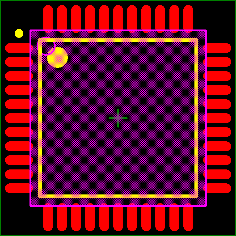 PIC18F46K22-I/PT footprint & symbol by Microchip | SnapMagic