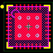 Z8F083AQJ020EG Footprint - Zilog